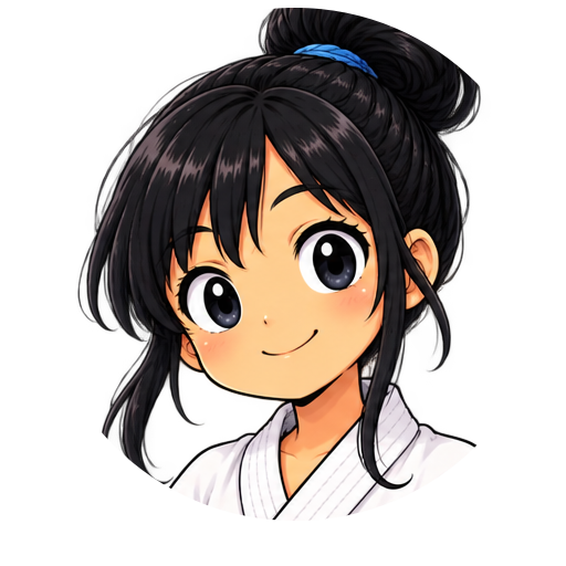 Ayumi, senpai de Luna Karateka