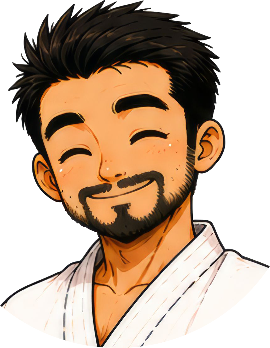 Sensei, maestro de Luna Karateka